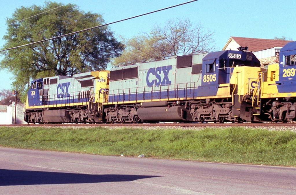 SB freight waiting in the siding